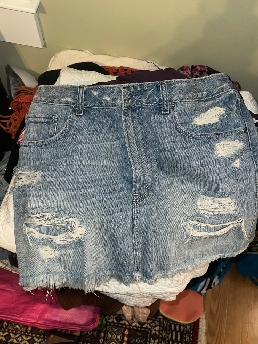Jean Mini Skirt